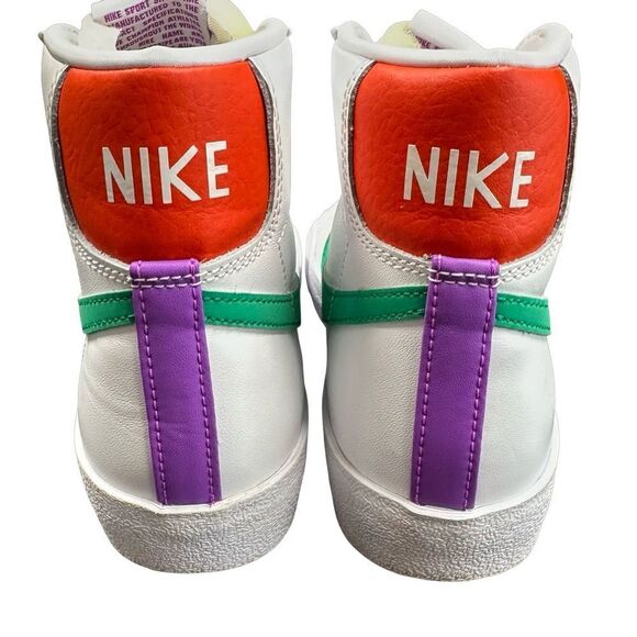 NIKE Blazer Mid '77 Vintage "White/Stadium Green/Picante Red" High top Size 6.5 - Picture 10 of 16